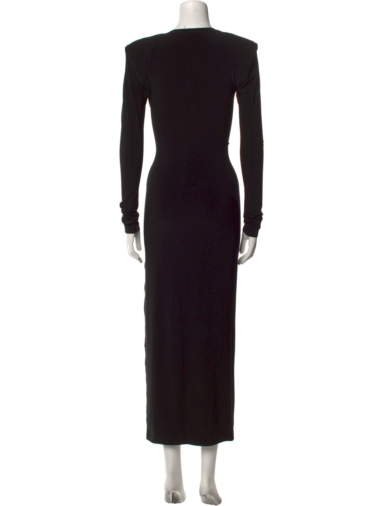 Norma Kamali V-Neck Long Dress